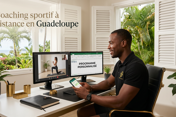 Coaching sportif Guadeloupe : pourquoi le coaching à distance bat le présentiel en 2026