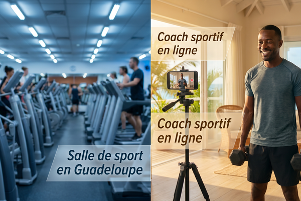 Coaching à distance vs salle de sport en Guadeloupe : le comparatif complet